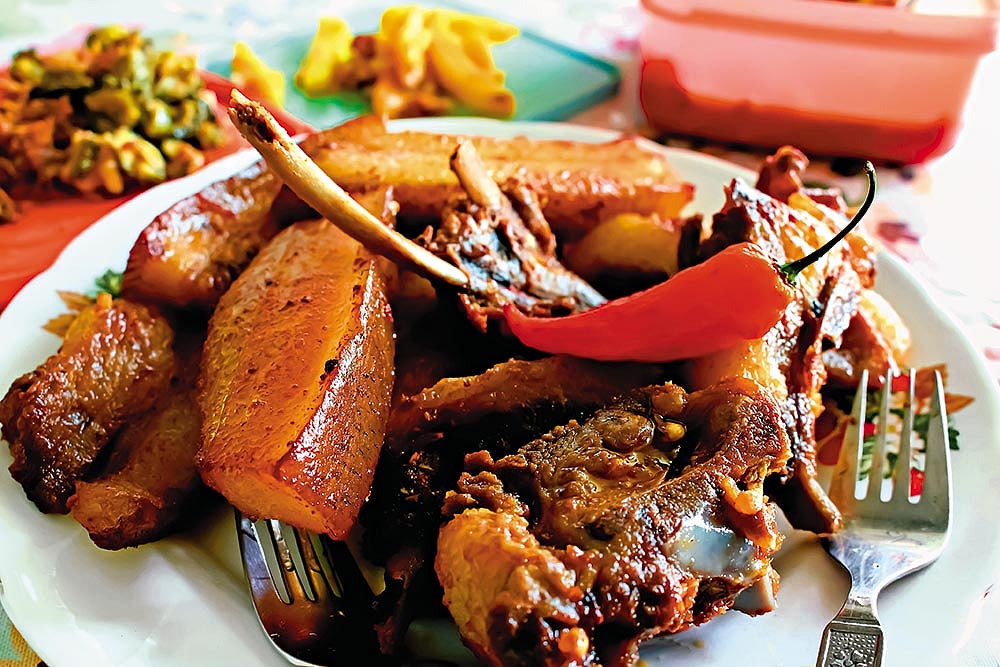 Shutterstock : Pork axone is an iconic Naga dish, featuring fermented soya bean