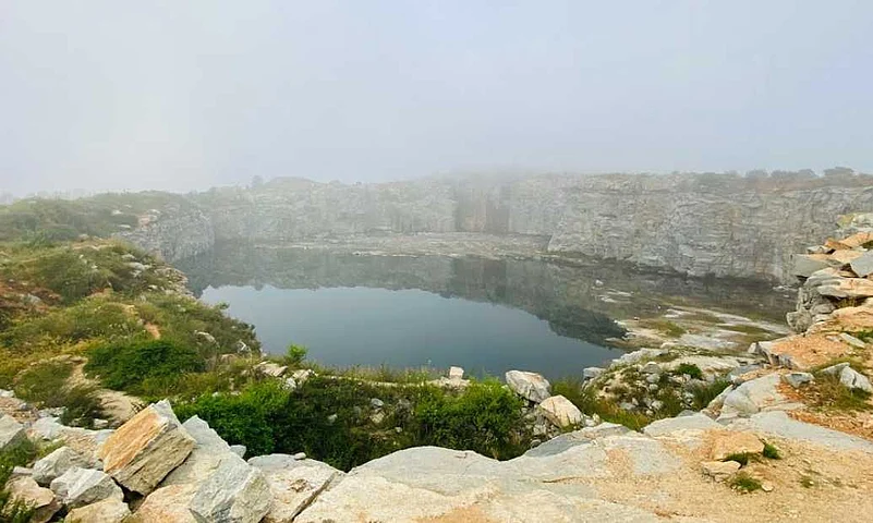 Dodda Ayur is an abandoned quarry whose basin filled up with monsoonal rains and turned into a lake