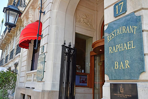 Hotel Raphael in the Kleber avenue in the 16th arrondissement, Paris