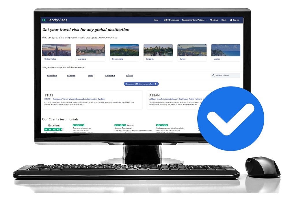 HandyVisas Website