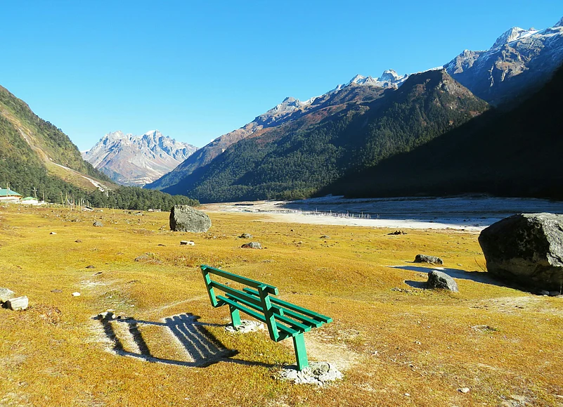 Take a break during your trek through the valley