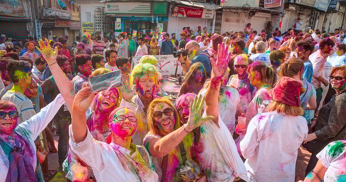 Holi celebrations in Udaipur