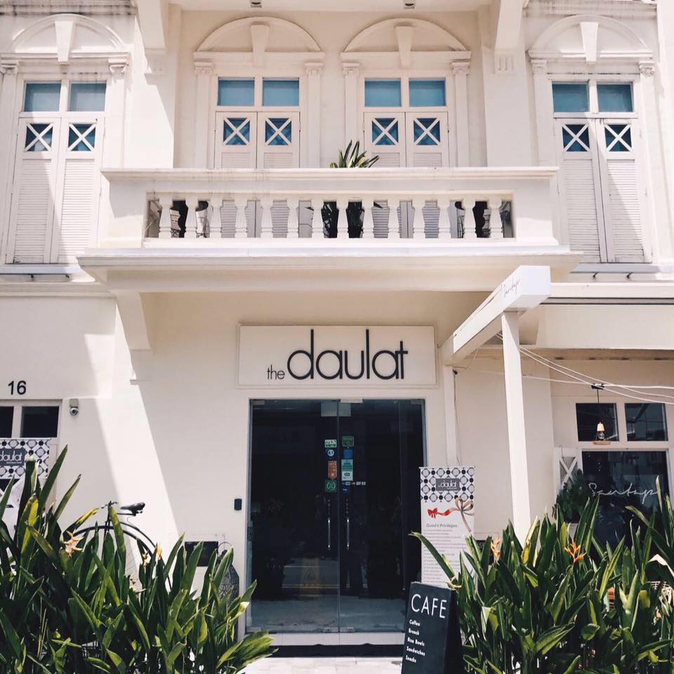 The facade of The Daulat