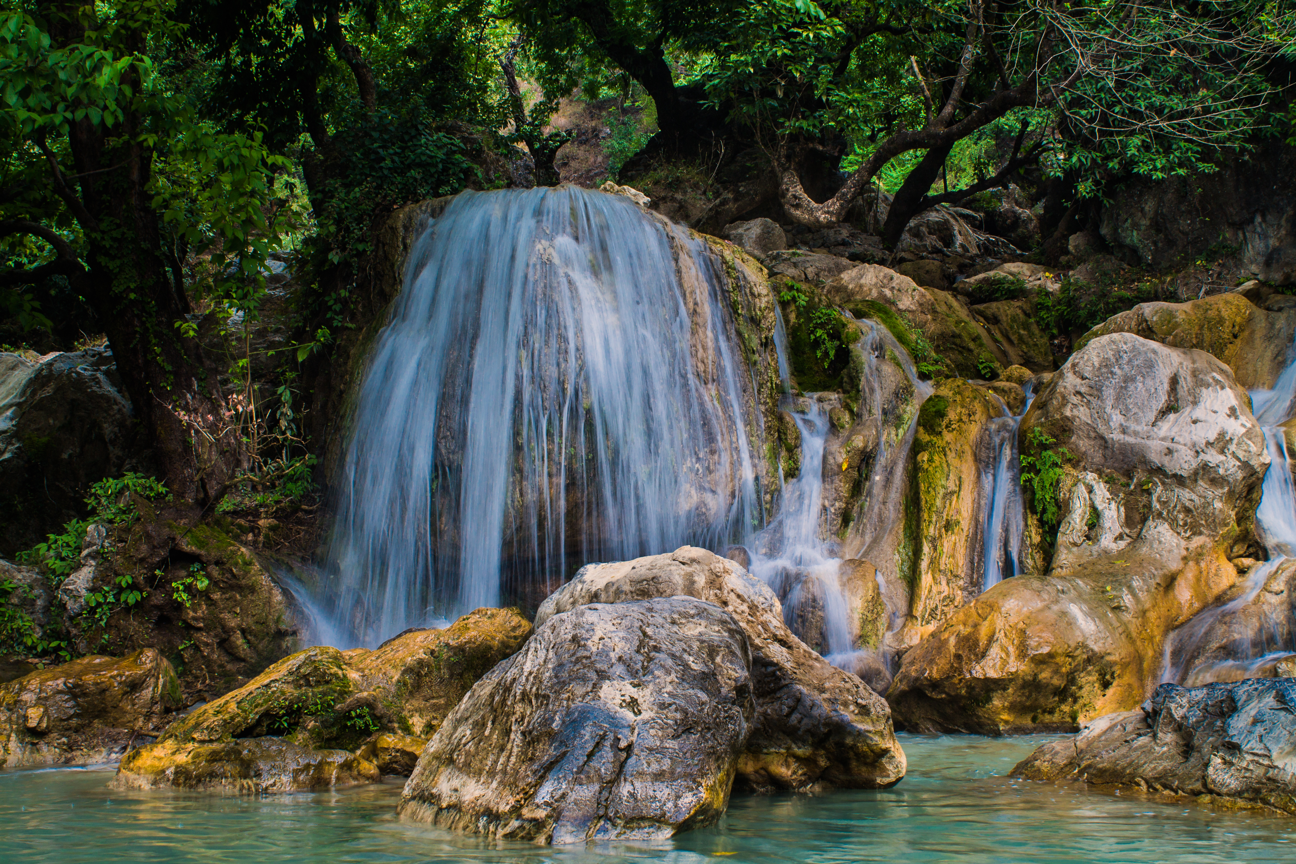 Kempty Falls of Uttarakhand, situated at an altitude of 1,364 metres above sea level