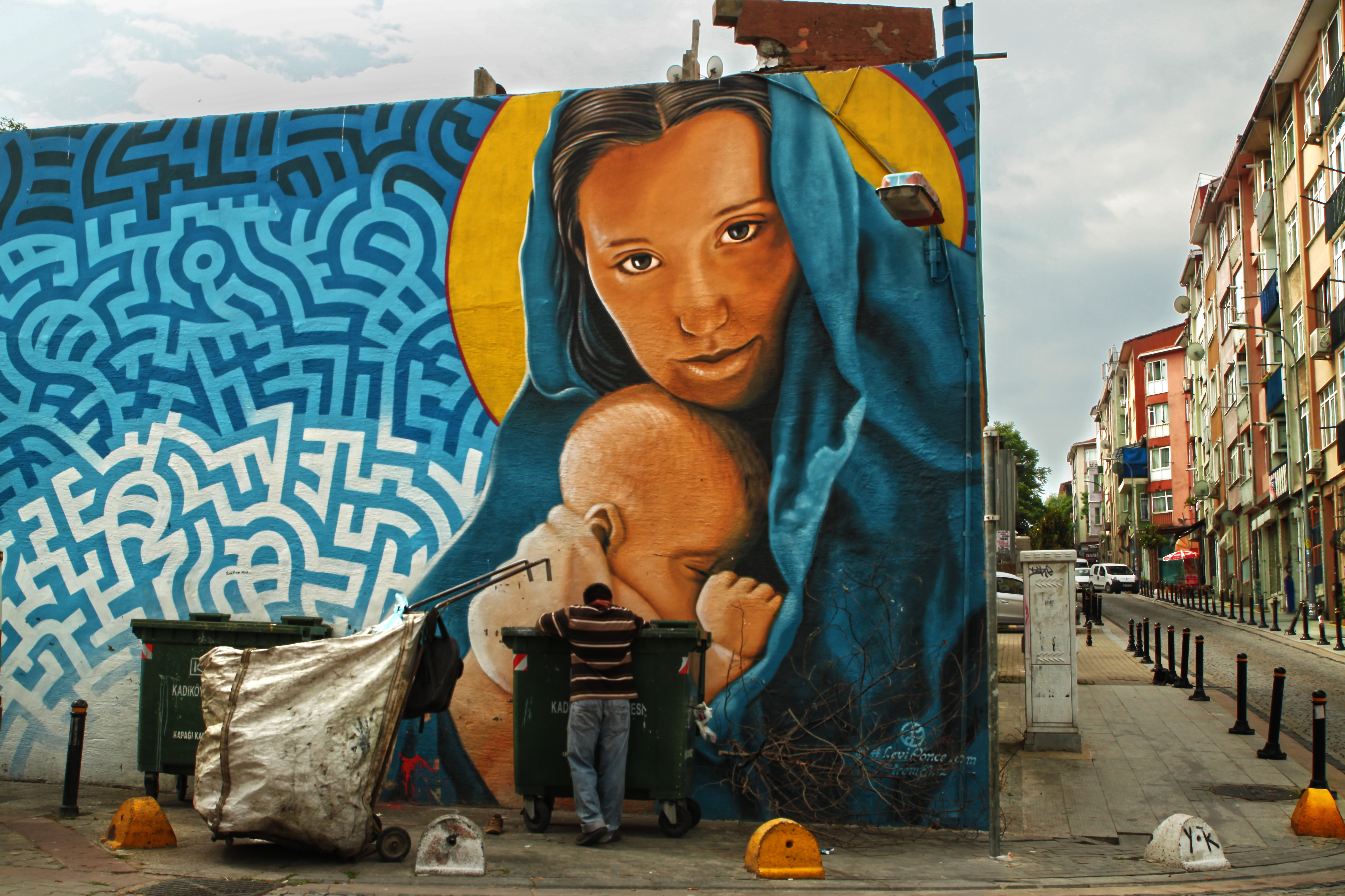 A Mural in Kadıköy in Istanbul