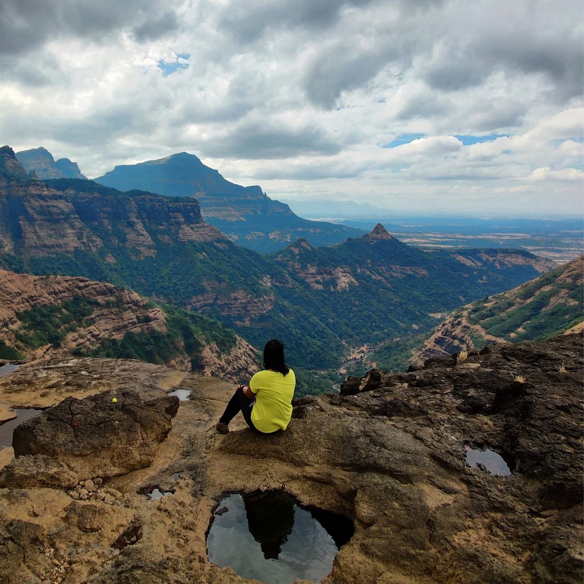 Korde trekking in the Sahyadris