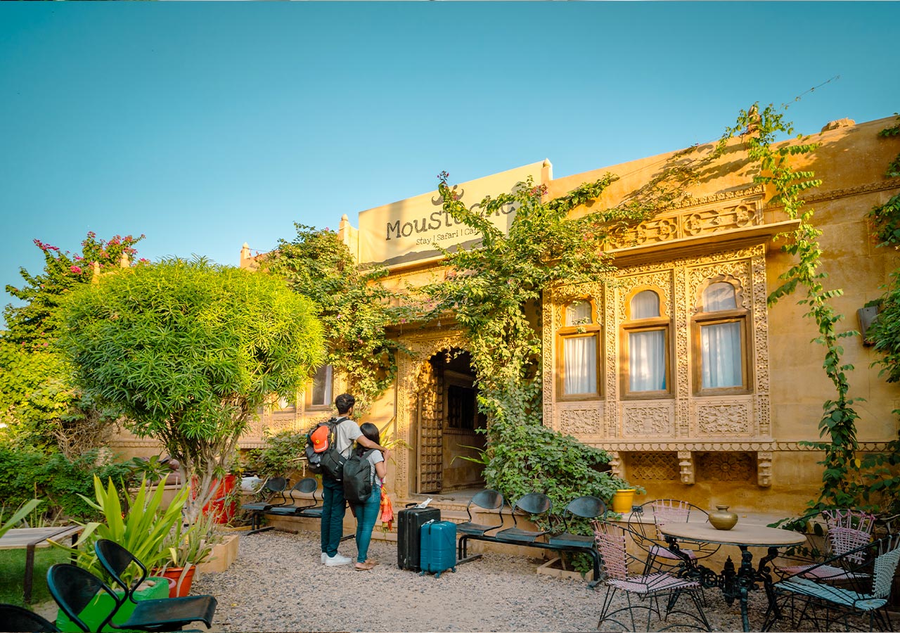 The facade of Moustache Jaisalmer