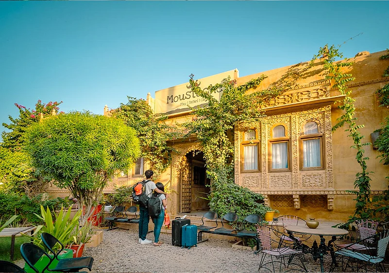 The facade of Moustache Jaisalmer