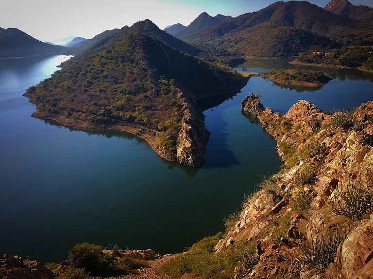 A view of the Bahubali Hills of Udaipur - Shutterstock