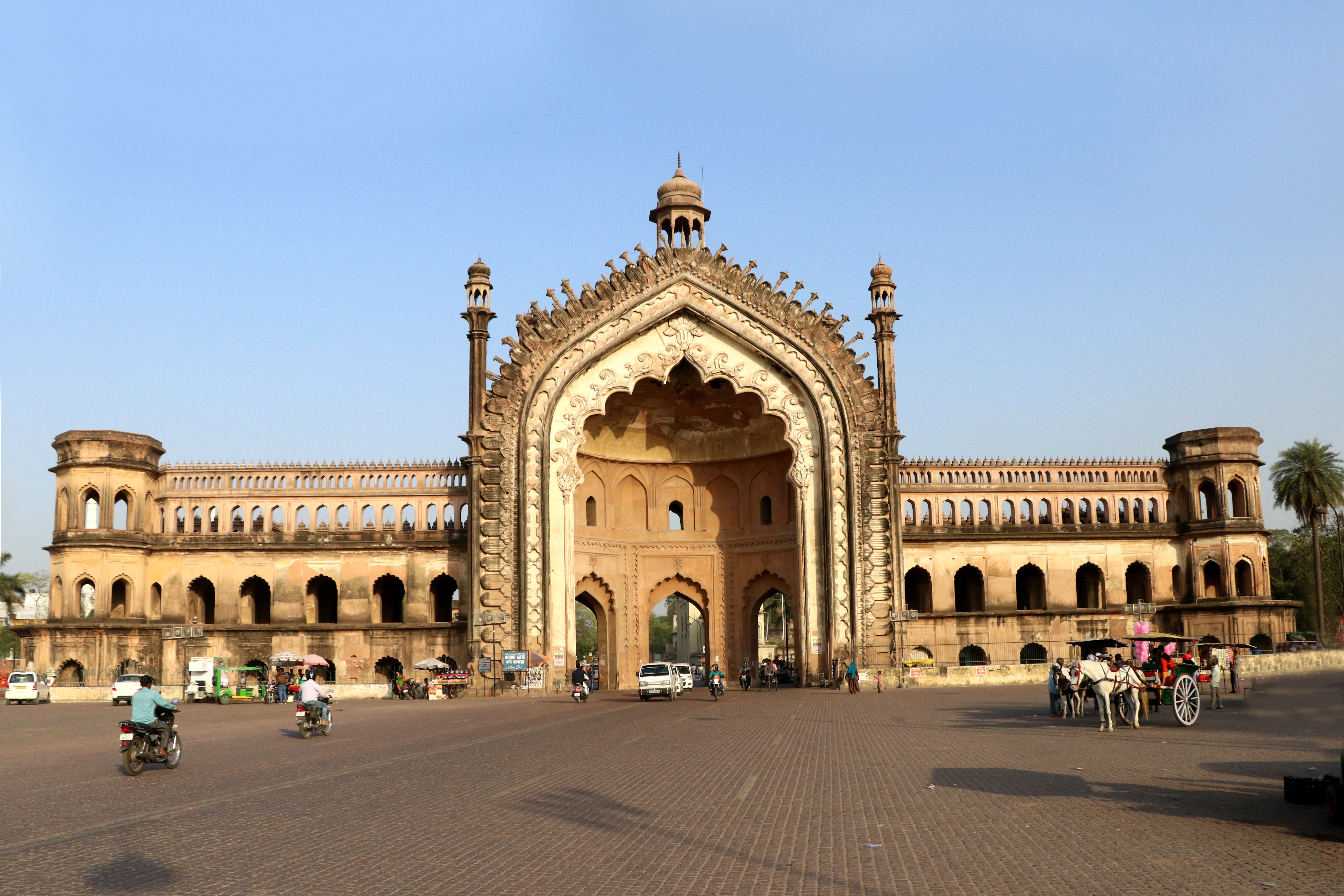 The Rumi Darwaza, a 60-foot-tall gateway in Lucknow