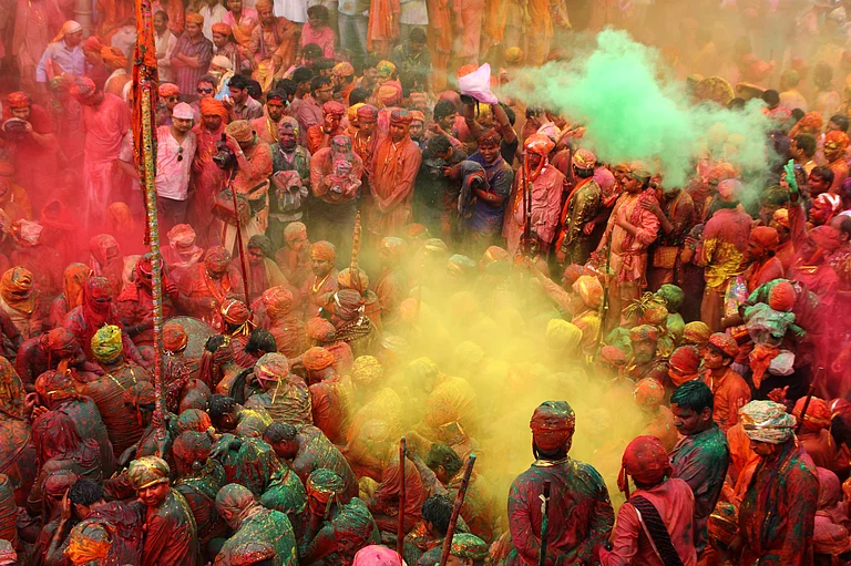 Scenes from Holi celebrations - Shutterstock