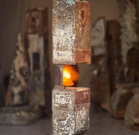 An artwork by Shahani