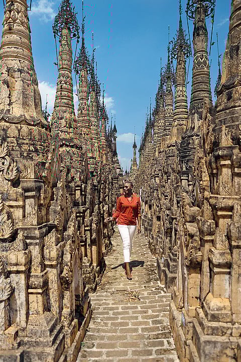 Nabongo at Kakku Pagodas in Myanmar