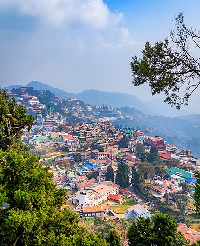 Shutterstock : A view of the beautiful hill station of Mussoorie