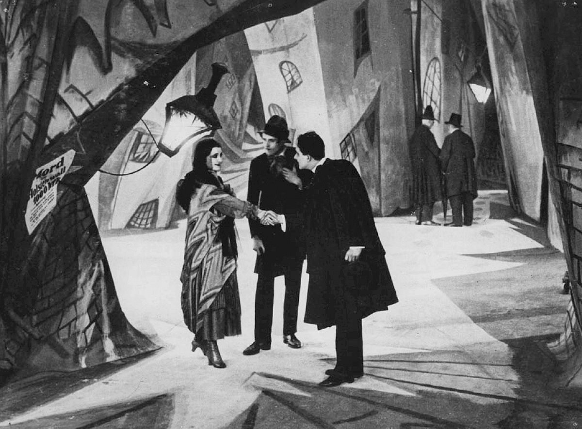 A still from Robert Weines German expressionist genius The Cabinet of Dr. Caligari (1920)