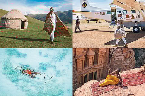 Shots of Nabongo from her travels