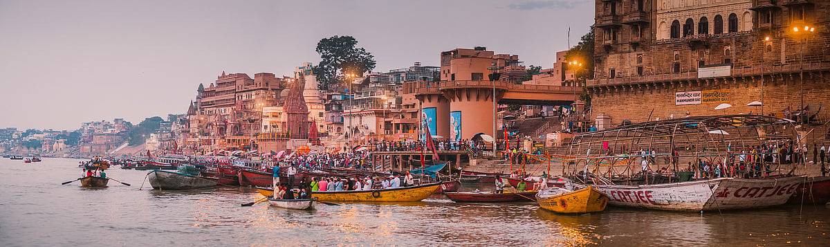 Morning view of Assi Ghat
