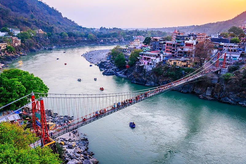 Lakshman Jhula in Rishikesh