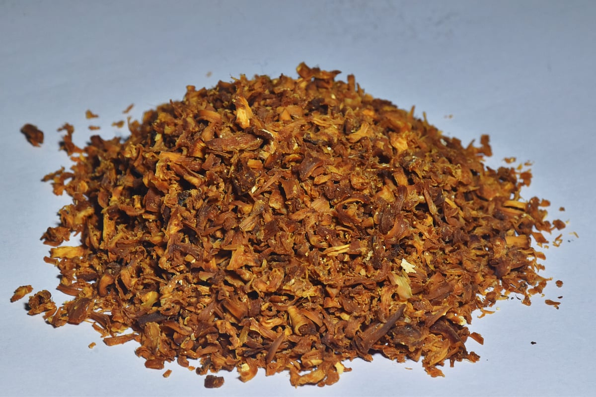 Dry bamboo shoot, shredded and dried under the sun to dehydrate all the moisture from the shoots