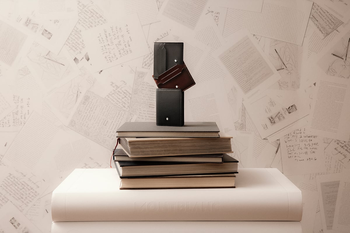 The Meisterstück collection is available across sizes, including wallets and cardholders