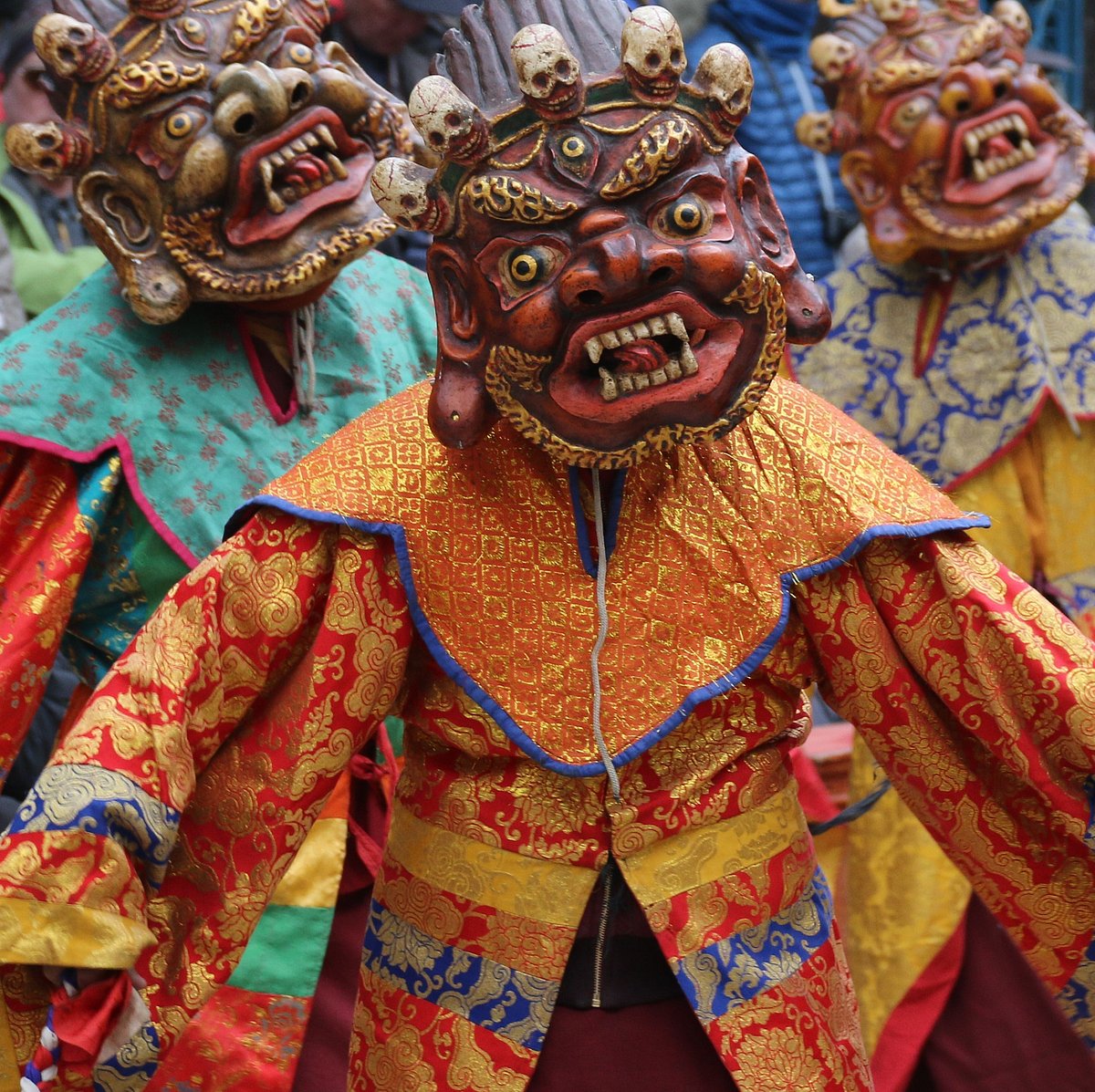 Performers during the Tiji Festival
