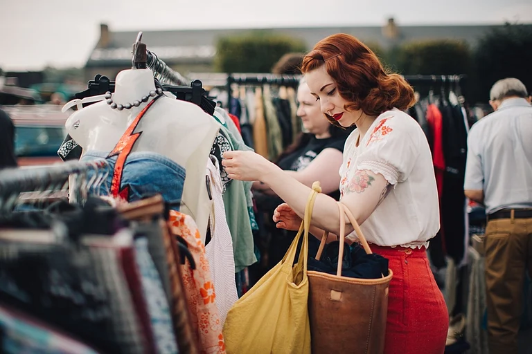 Pick up some stylish vintage clothing that you won't find elsewhere - Mykola Romanovskyy/Shutterstock