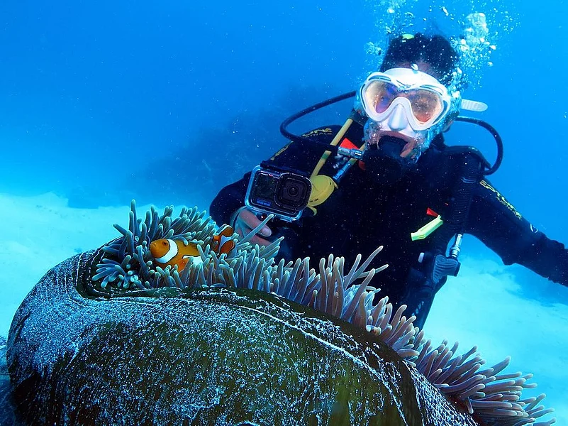Sait scuba diving in Maldives