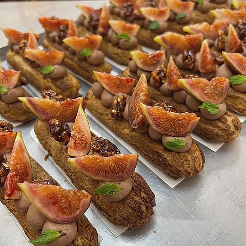 Eclairs in Sapa Bakery