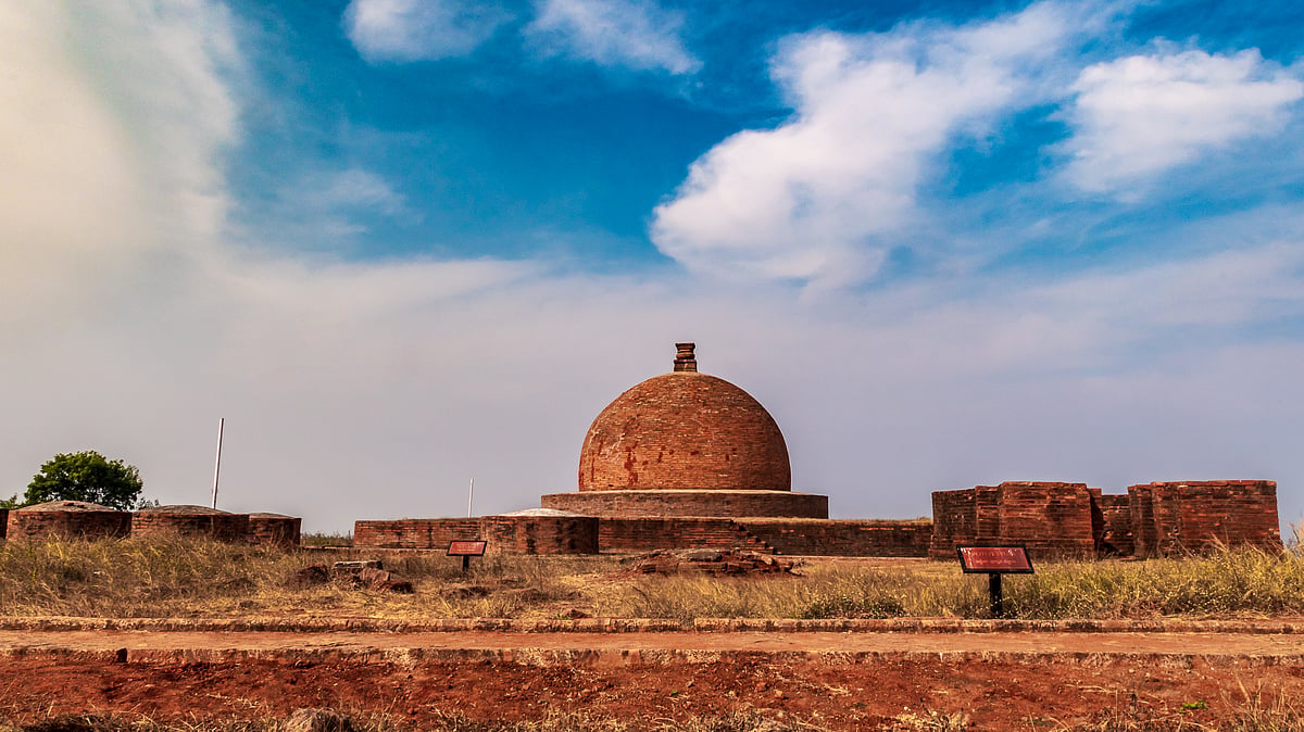 A view of the Thotlakonda Buddhist Complex