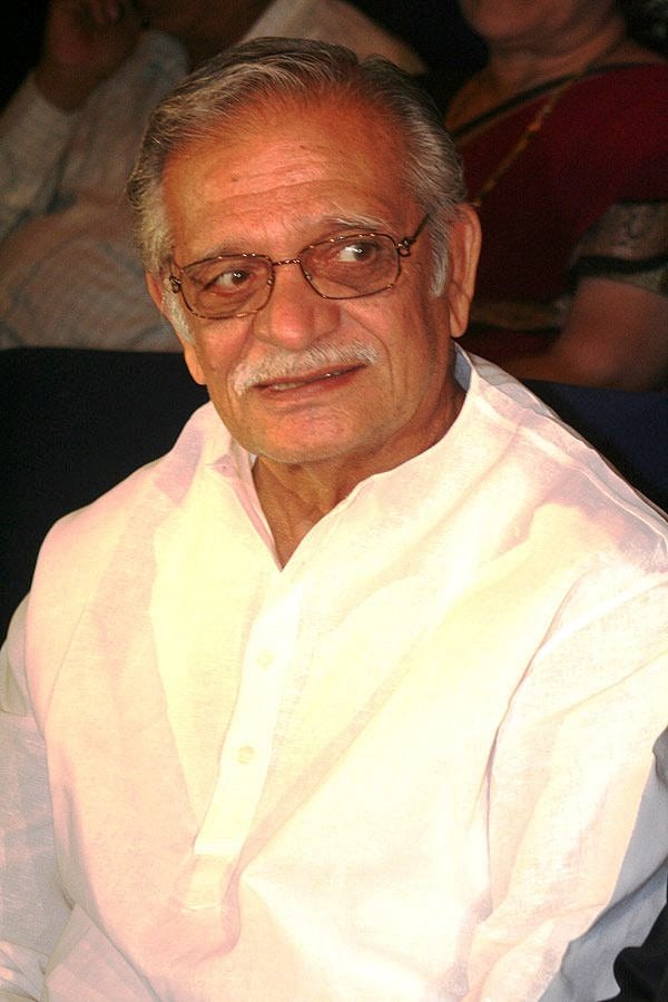 A portrait of Gulzar from 2008