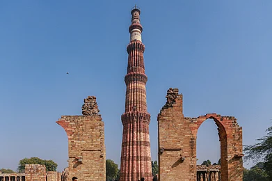 Unsplash : A view of the Qutub Minar