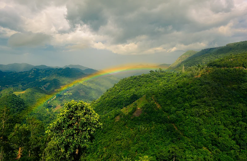 Rainbow over the Araku Valley