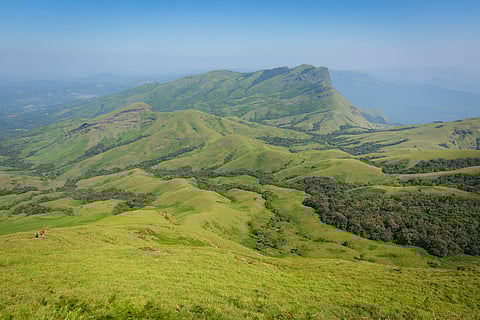 The Kudremukh peak looks like a horse’s face from the side