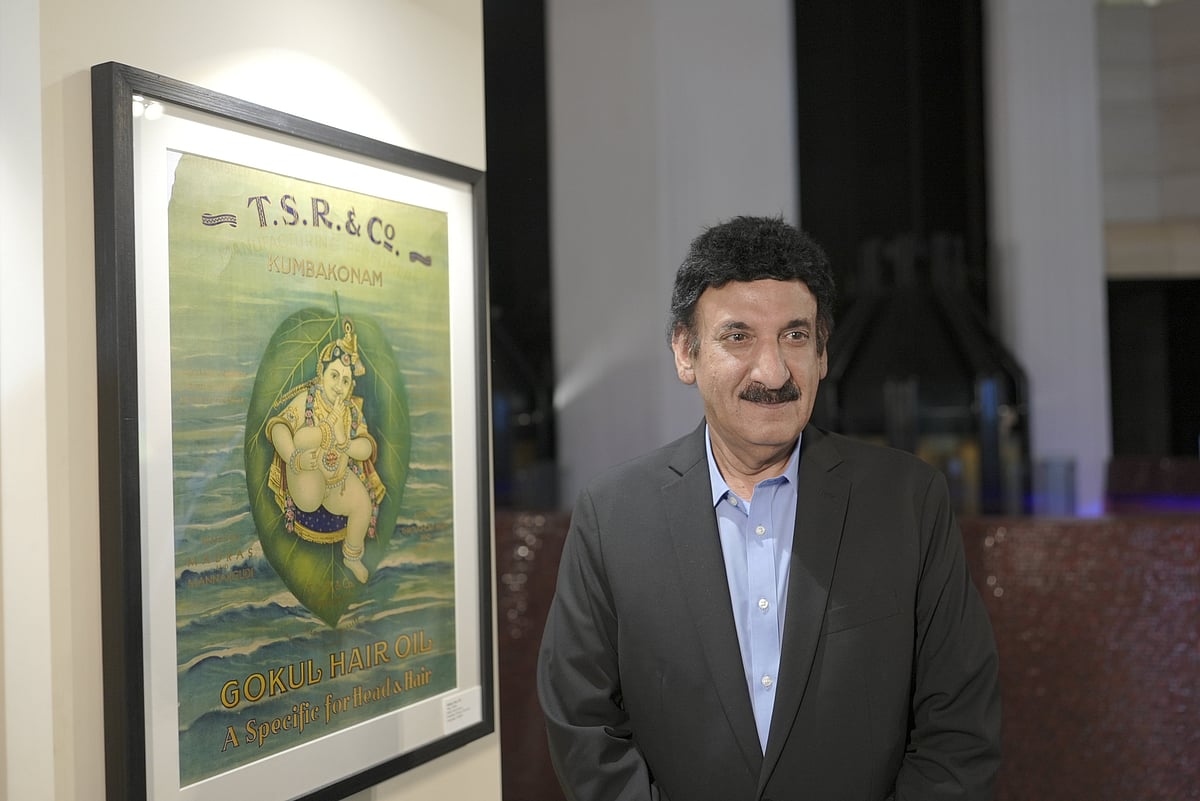 Tarun Thakral : Curator Tarun Thakral posing for a photo at the exhibition