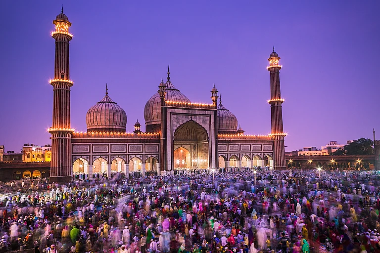 The premises of Jamia Masjid during iftar in the holy month of Ramzan - Shutterstock