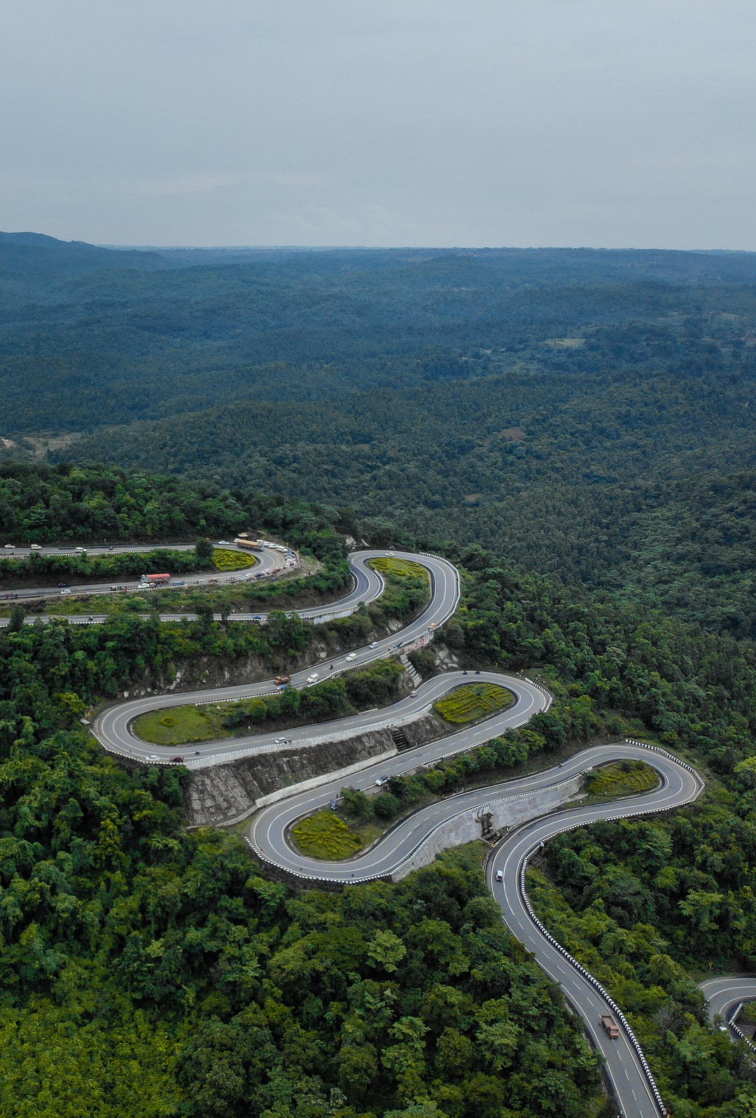 An aerial view of the Patratu Valley, Ranchi