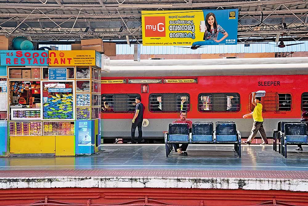 On their journey, the two had to spend over two days inside a train