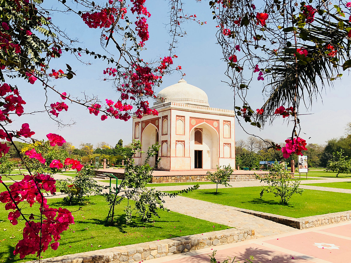 A monument in Sunder Nursery