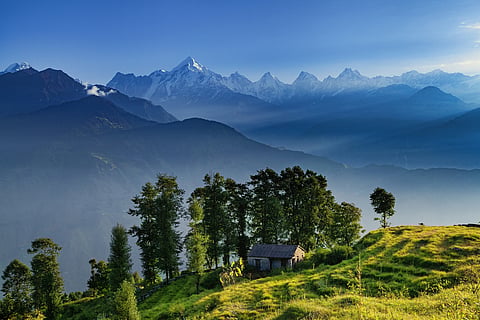 A house in the Kumaon region