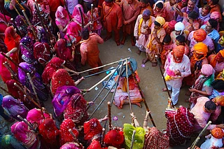 Shutterstock : Witness the famous Lathmar Holi