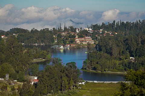 Enjoy the panoramic view of Kodai Lake from Upper Lake View