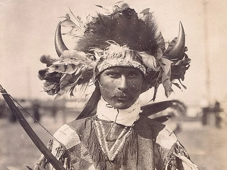 A Kickapoo individual at the 1904 St Louis World's Fair - Wikimedia Commons:
Jessie Tarbox Beals