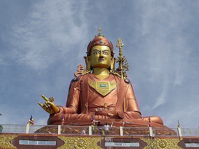 Statue of Guru Padmasambhava in Namchi, Sikkim
