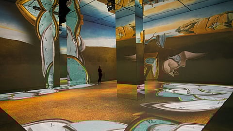 Immersive and interactive art experience at Frameless