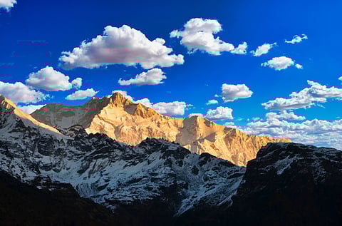 The tallent mountain in India, Mount Kangchenjunga