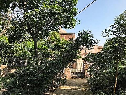 The Chauburji Masjid in Kamla Nehru Ridge
