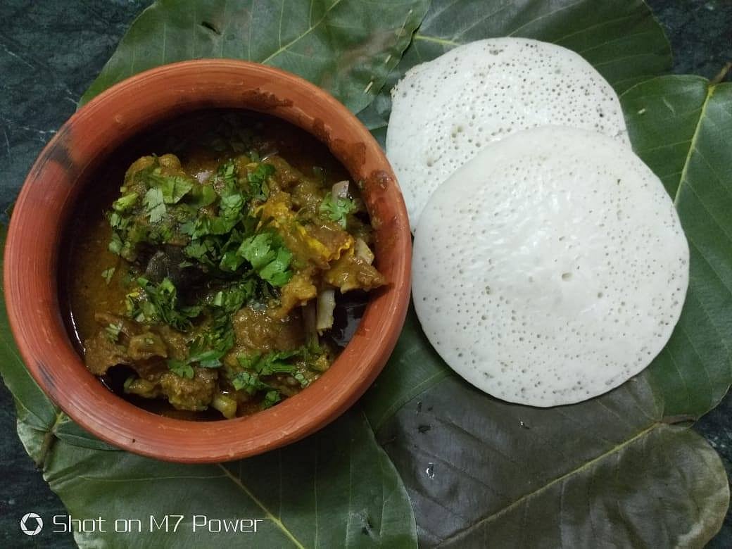 Khapra roti with mutton mudawwal 