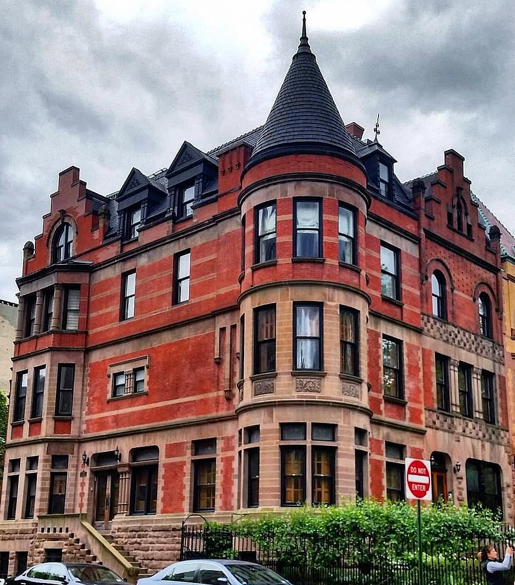 The Charles H. Tuttle mansion is a mostly Romanesque revival house located at 339 Convent Avenue in New York City.