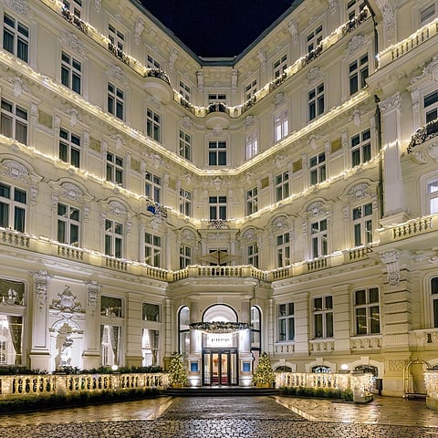 The stylistic inspiration for the Grand Budapest came from the legendary Grandhotel Pupp in Karlovy Vary
