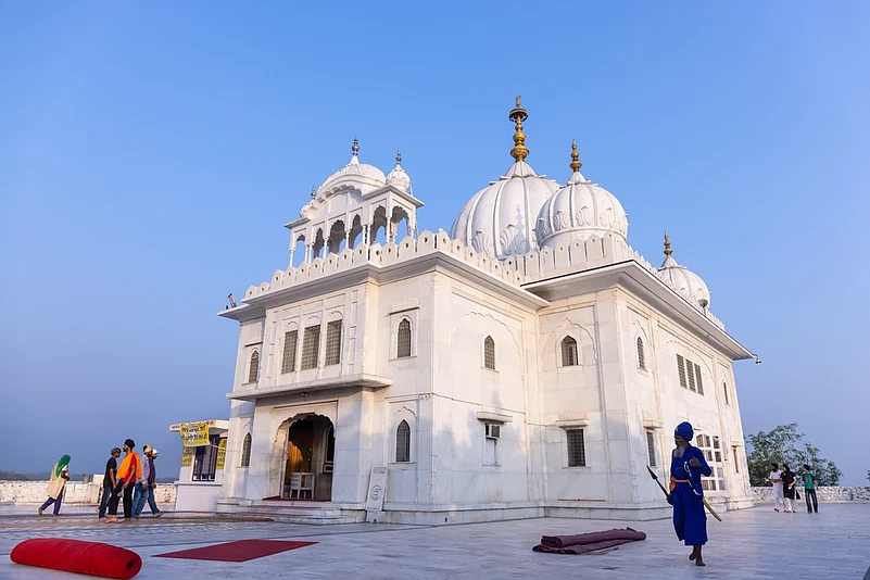 Gurdwara Takht Sri Kesgarh Sahib in Anandpur Sahib is the birthplace of the Khalsa